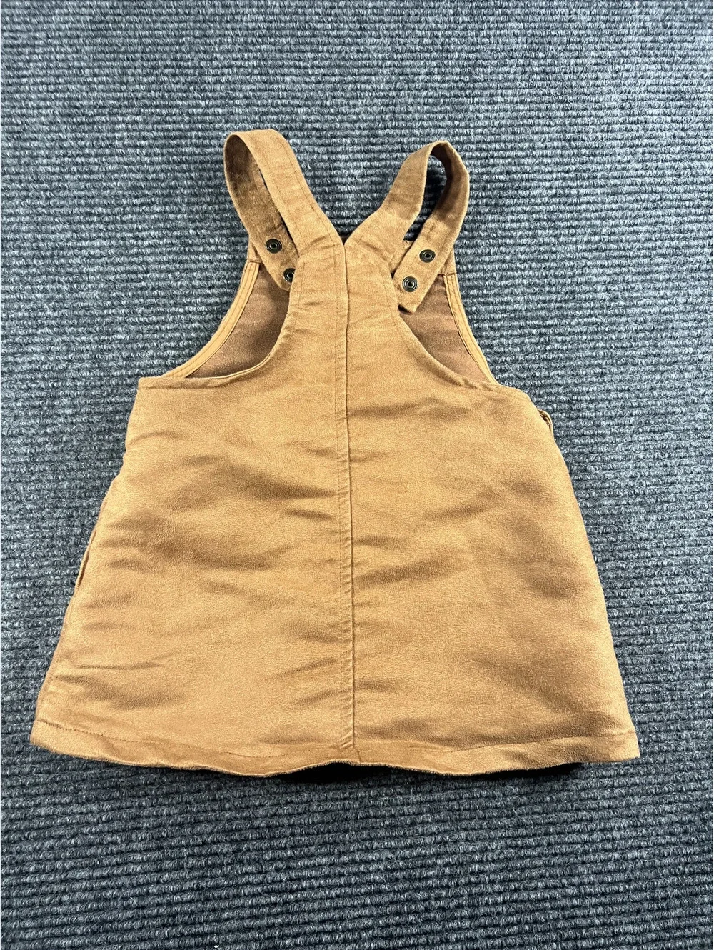 Gymboree Toddler Girls 2T Brown Suede Like Jumper Dress